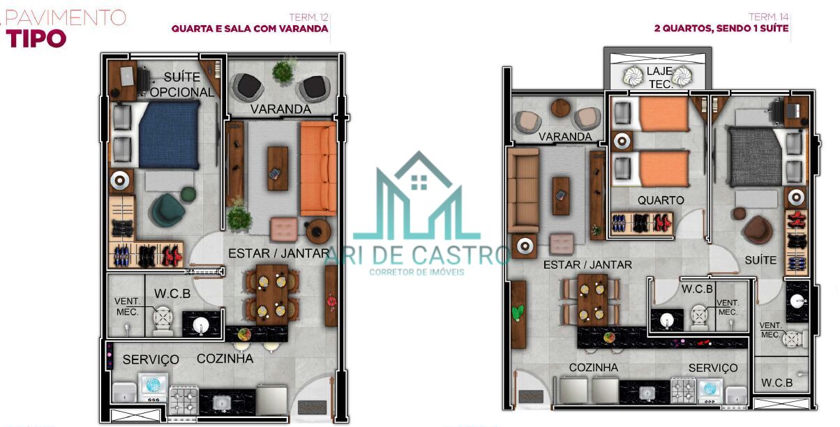 Apartamento à venda com 2 quartos, 61m² - Foto 38