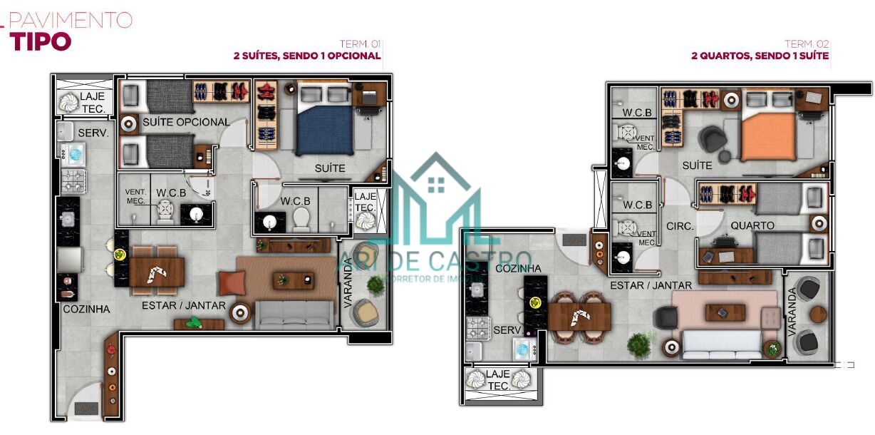 Apartamento à venda com 2 quartos, 61m² - Foto 41