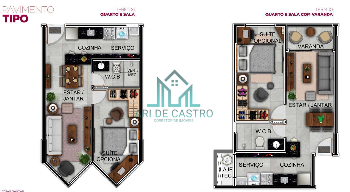 Apartamento à venda com 2 quartos, 61m² - Foto 39