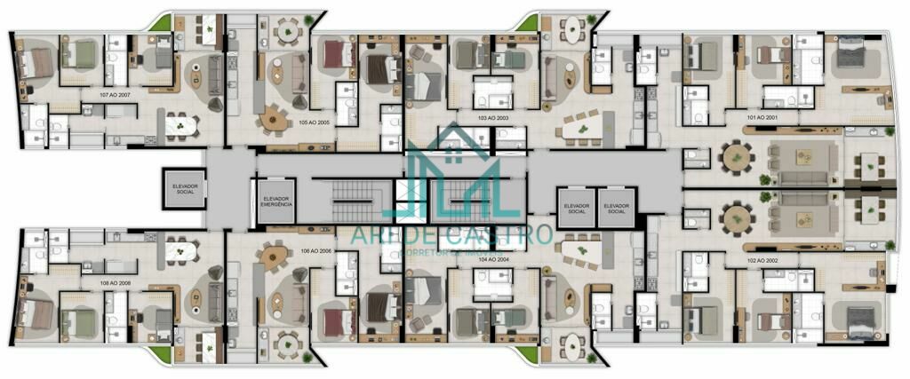 Apartamento à venda com 2 quartos, 79m² - Foto 47