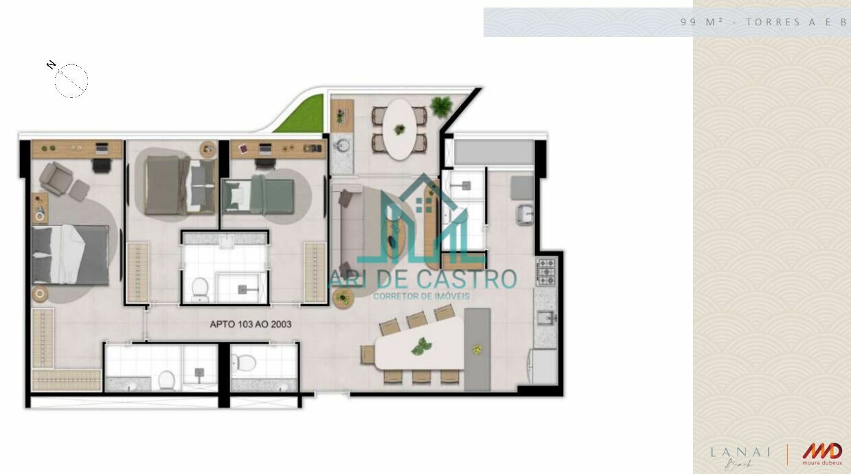 Apartamento à venda com 2 quartos, 79m² - Foto 35