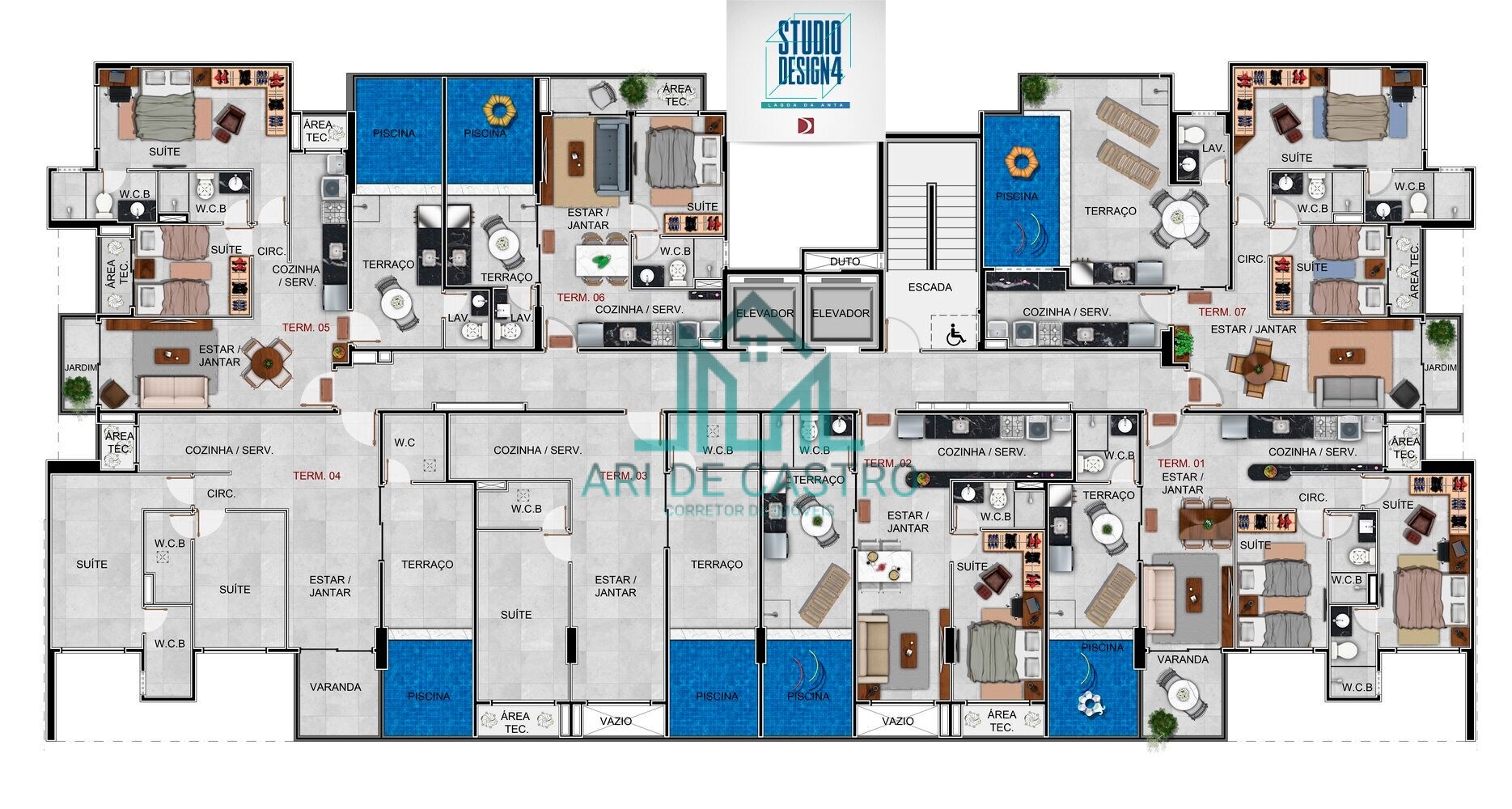 Apartamento à venda com 1 quarto, 43m² - Foto 28