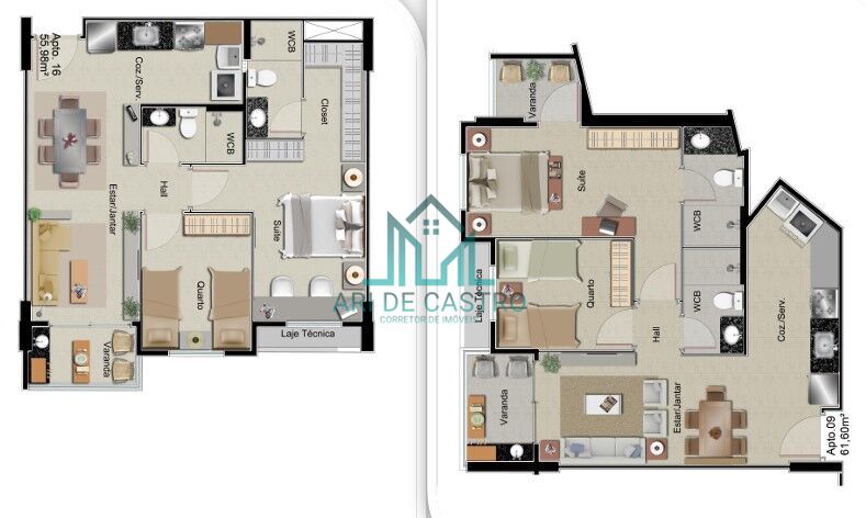 Apartamento à venda com 1 quarto, 37m² - Foto 10