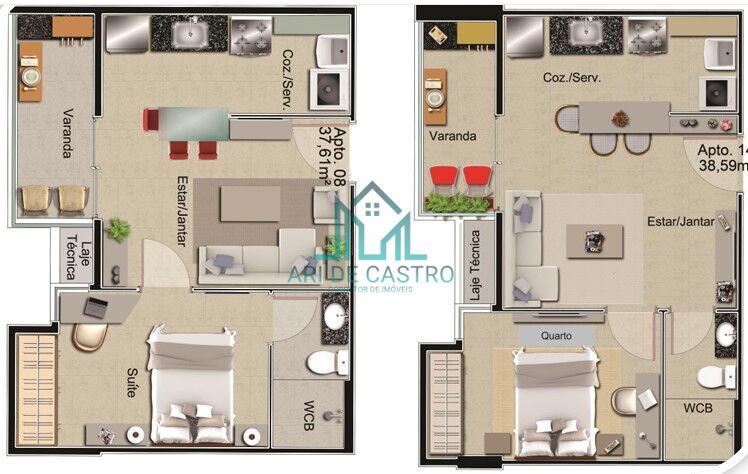 Apartamento à venda com 1 quarto, 37m² - Foto 15