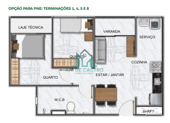 Apartamento à venda com 2 quartos, 51m² - Foto 19