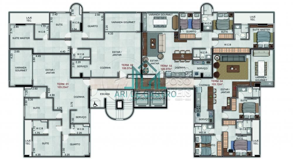 Apartamento à venda com 2 quartos, 68m² - Foto 15