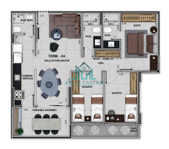 Apartamento à venda com 1 quarto, 39m² - Foto 23