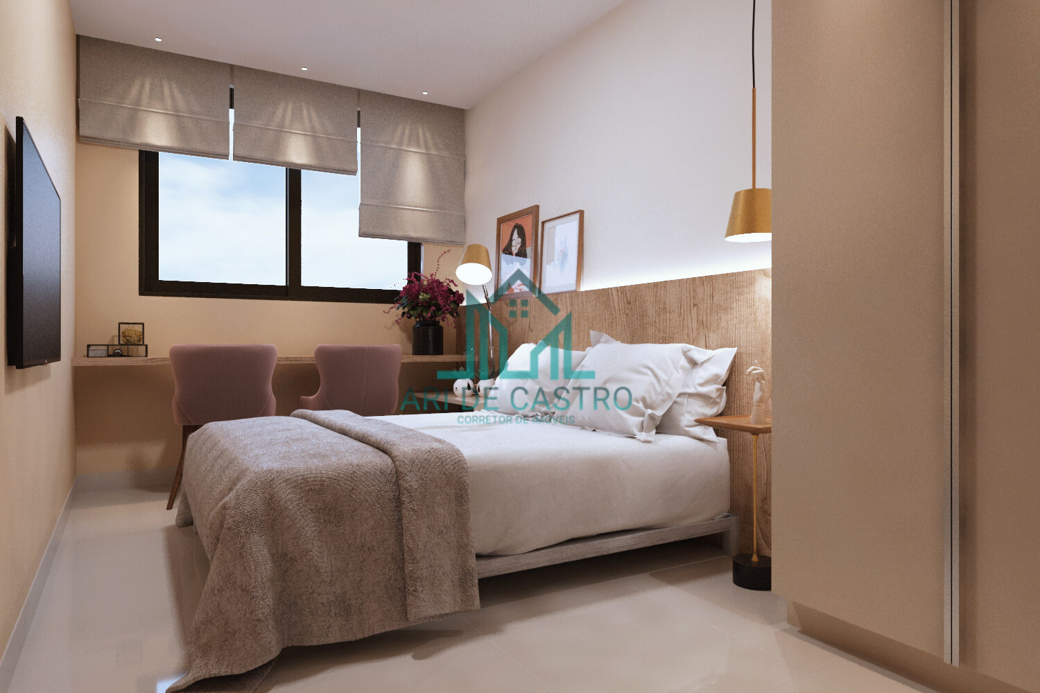 Apartamento à venda com 2 quartos, 55m² - Foto 5