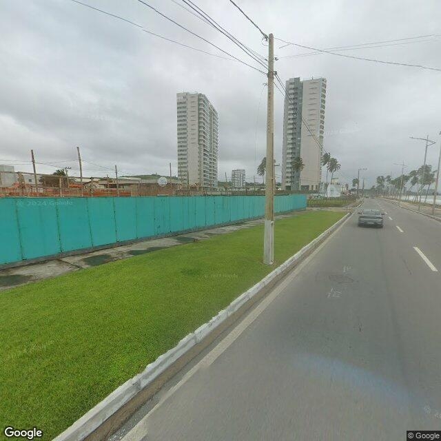 Imagem estática do "Street View" da localização