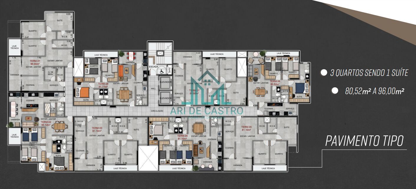 Apartamento à venda com 3 quartos, 95m² - Foto 18