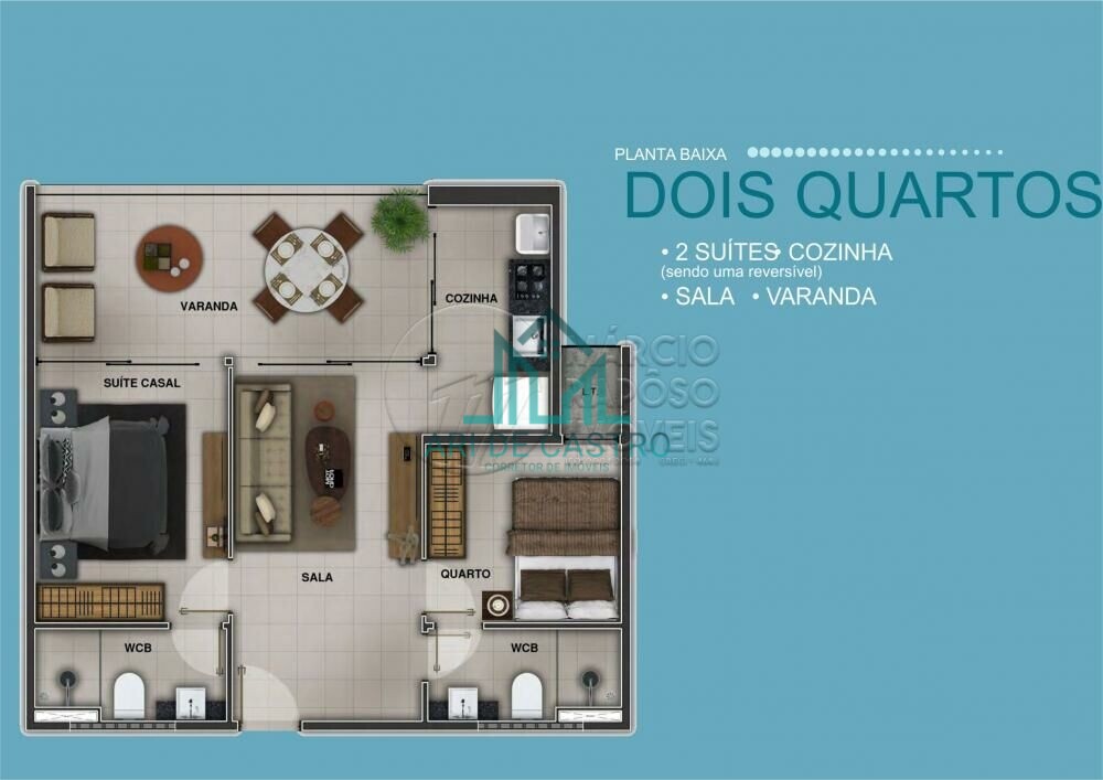 Apartamento à venda com 2 quartos, 62m² - Foto 19