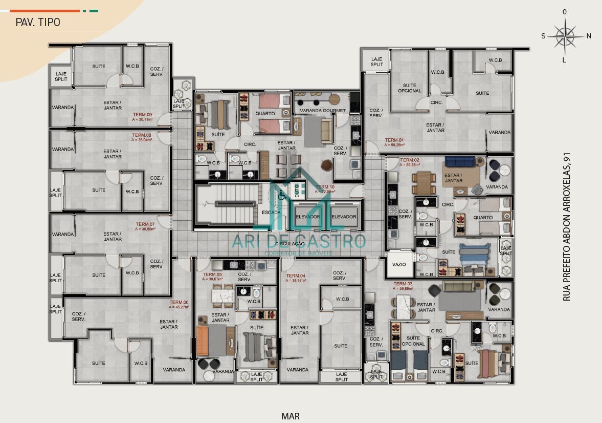 Apartamento, 1 quarto, 37 m² - Foto 36