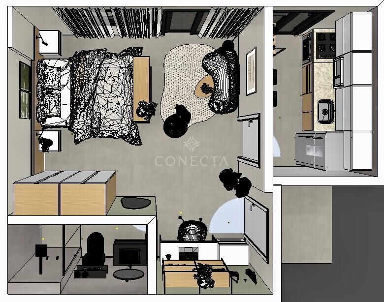 Apartamento, 1 quarto, 46 m² - Foto 10