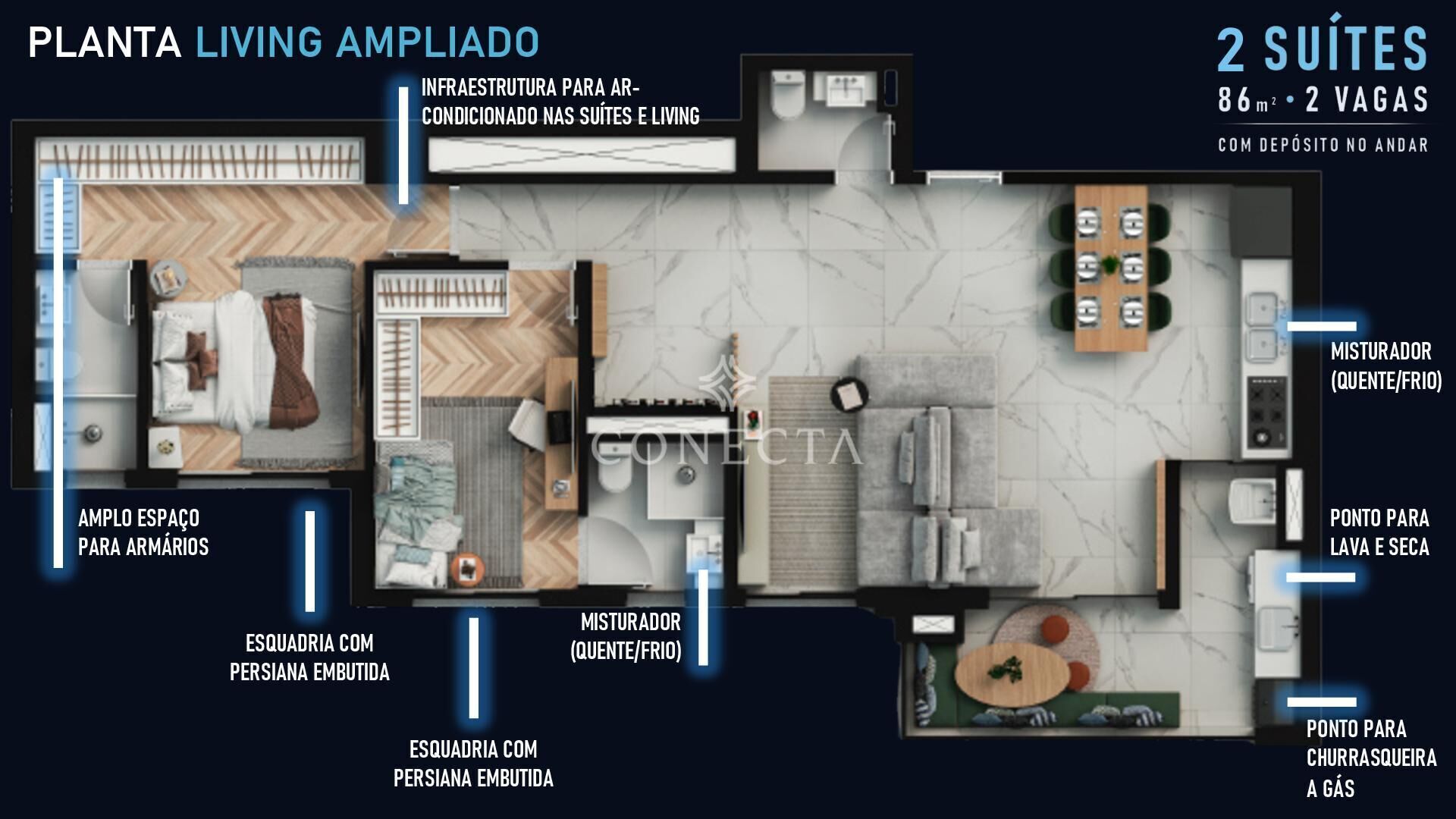 Apartamento, 2 quartos, 112 m² - Foto 27