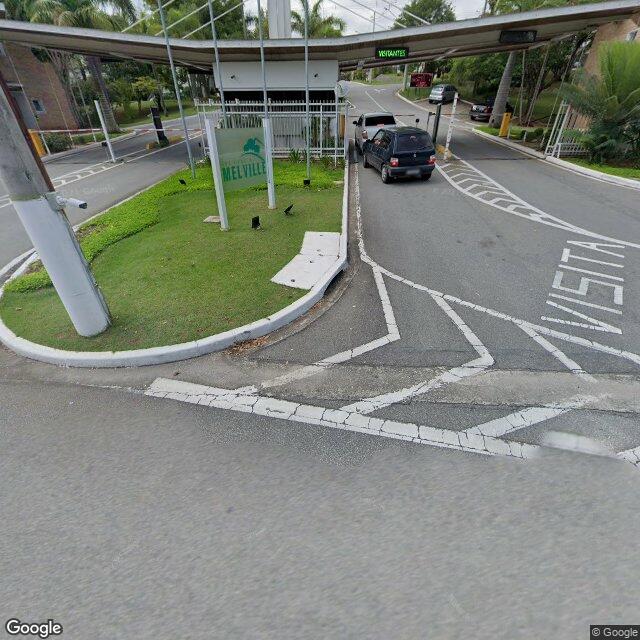 Imagem estática do "Street View" da localização