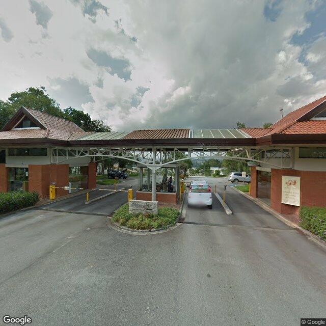 Imagem estática do "Street View" da localização