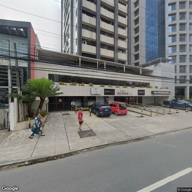 Imagem estática do "Street View" da localização