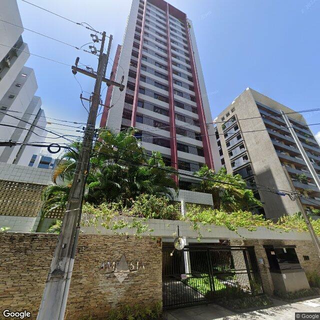 Imagem estática do "Street View" da localização