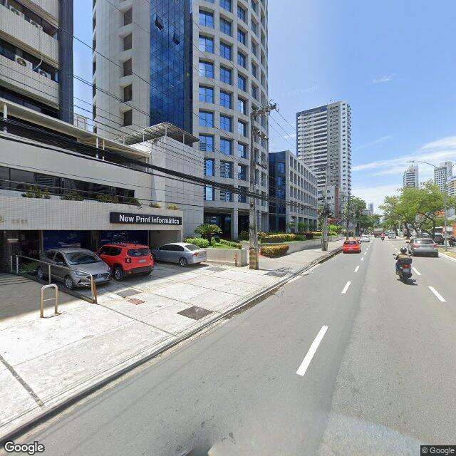 Imagem estática do "Street View" da localização