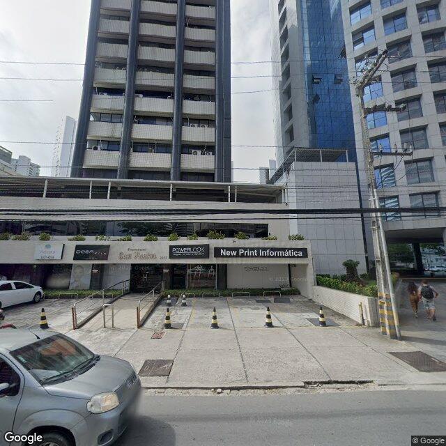 Imagem estática do "Street View" da localização