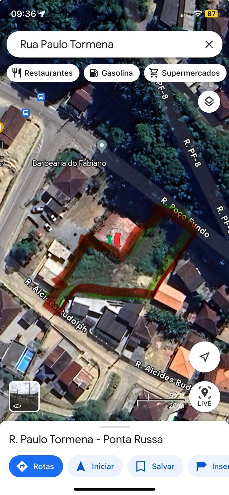 Lote/Terreno de 1028m² no bairro Poço Fundo, em Brusque | Eu Corretor