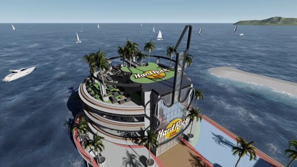 Único no mundo, novo Hard Rock Café de SC tem imagens inéditas e obras avançadas!