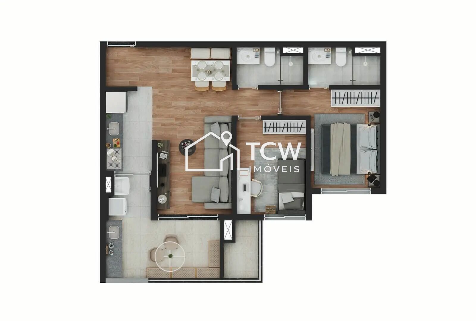 Apartamento, 3 quartos, 89 m² - Foto 14