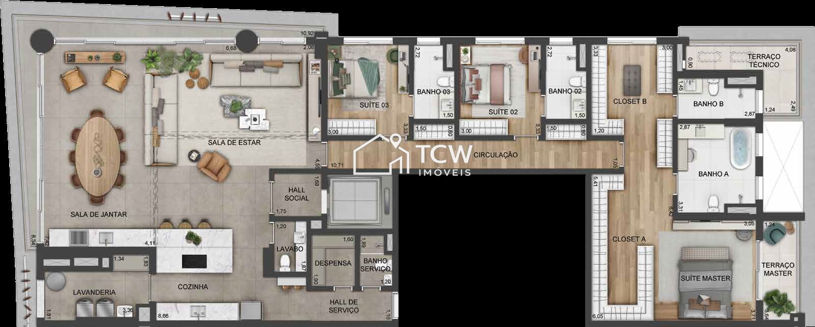 Apartamento, 4 quartos, 261 m² - Foto 22