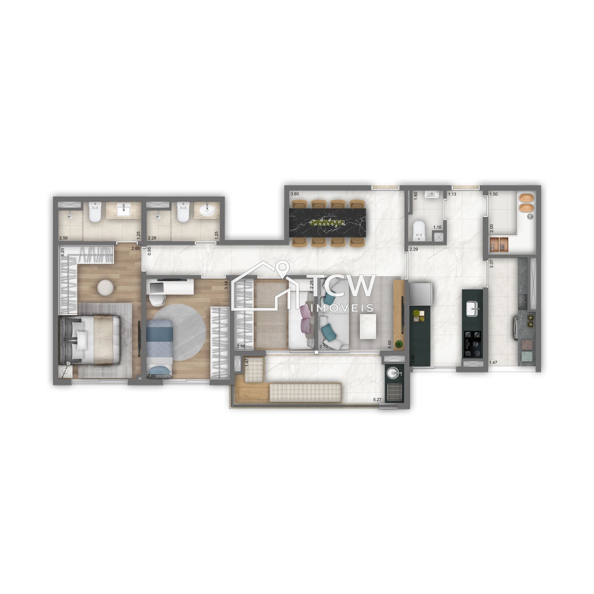 Apartamento, 3 quartos, 116 m² - Foto 20