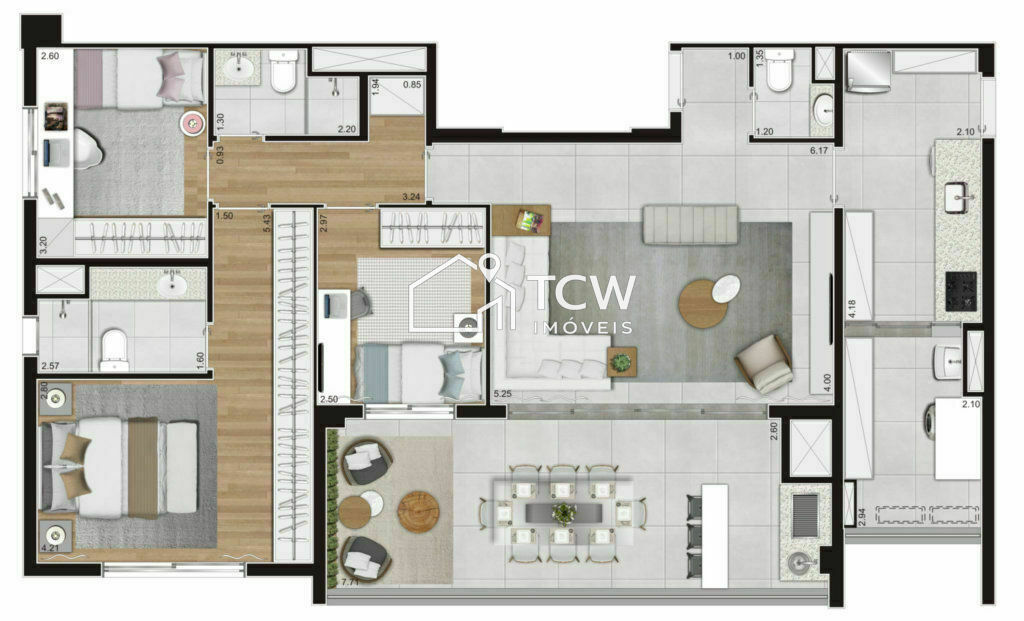 Apartamento, 3 quartos, 120 m² - Foto 25