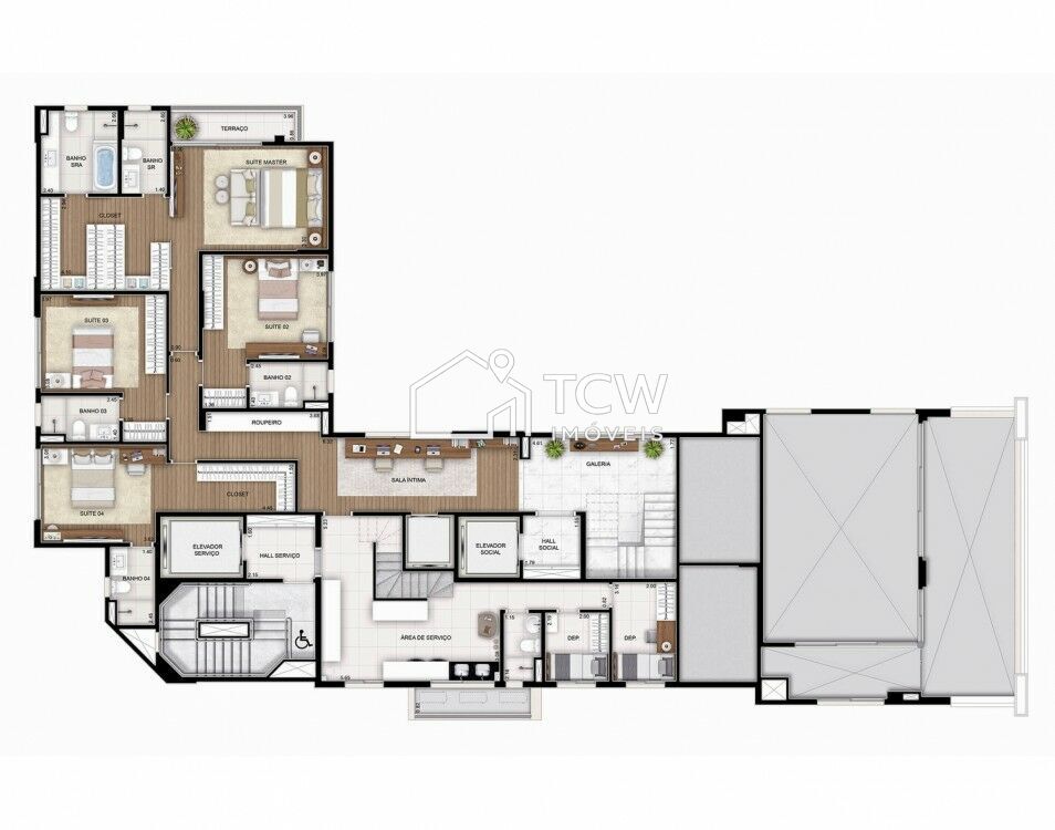 Cobertura, 4 quartos, 518 m² - Foto 15