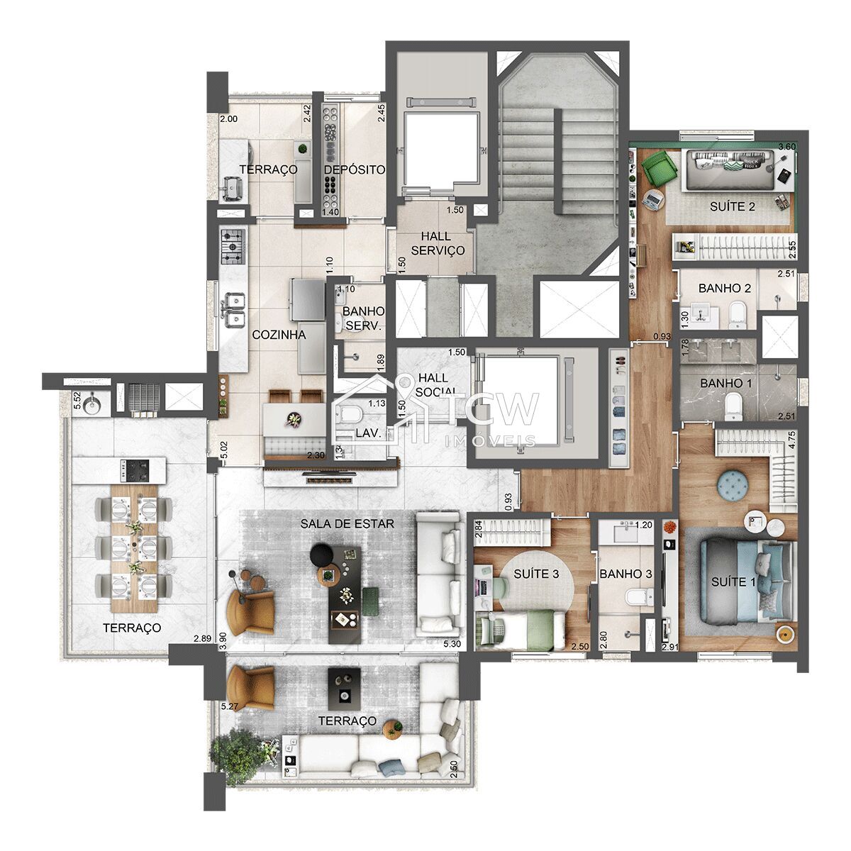 Apartamento, 3 quartos, 152 m² - Foto 10