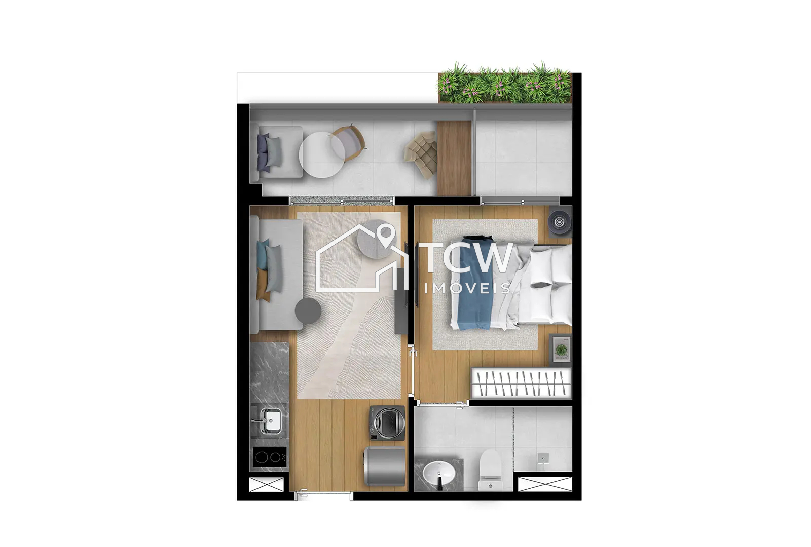 Apartamento, 1 quarto, 31 m² - Foto 9