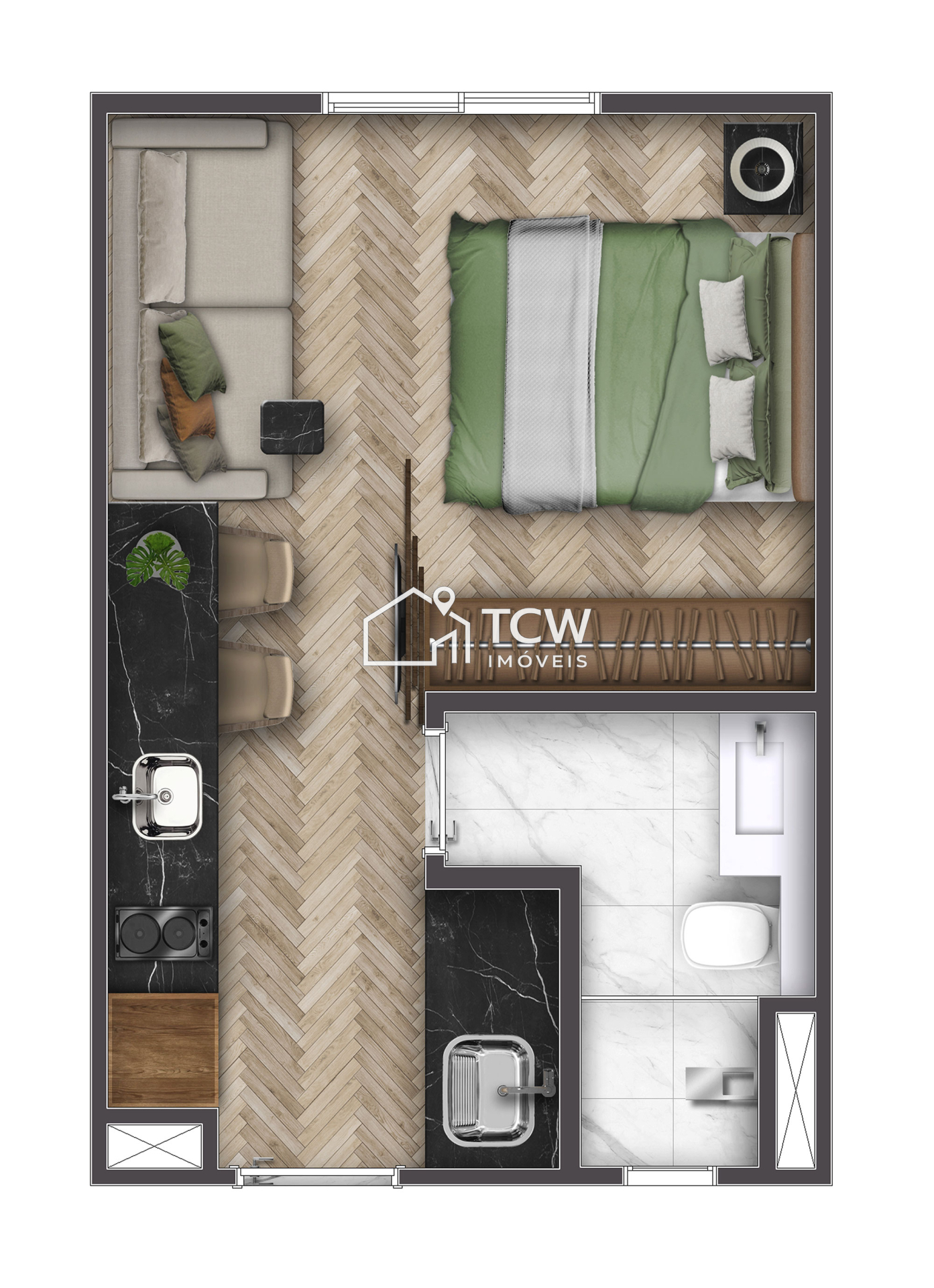 Apartamento, 1 quarto, 24 m² - Foto 37