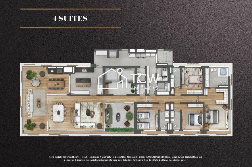 Apartamento, 4 quartos, 355 m² - Foto 19