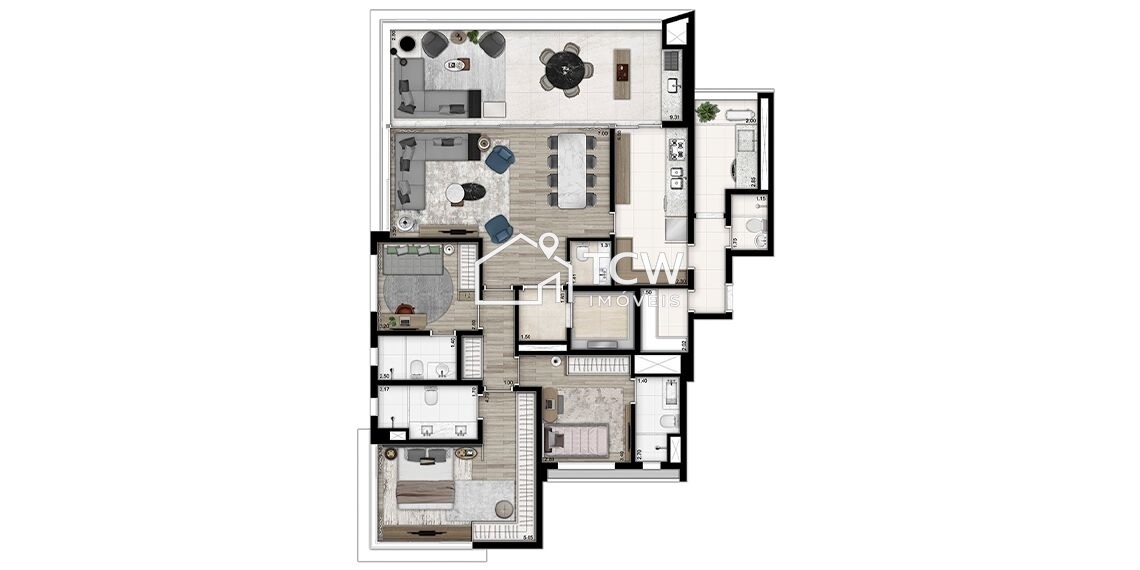 Cobertura, 3 quartos, 245 m² - Foto 43