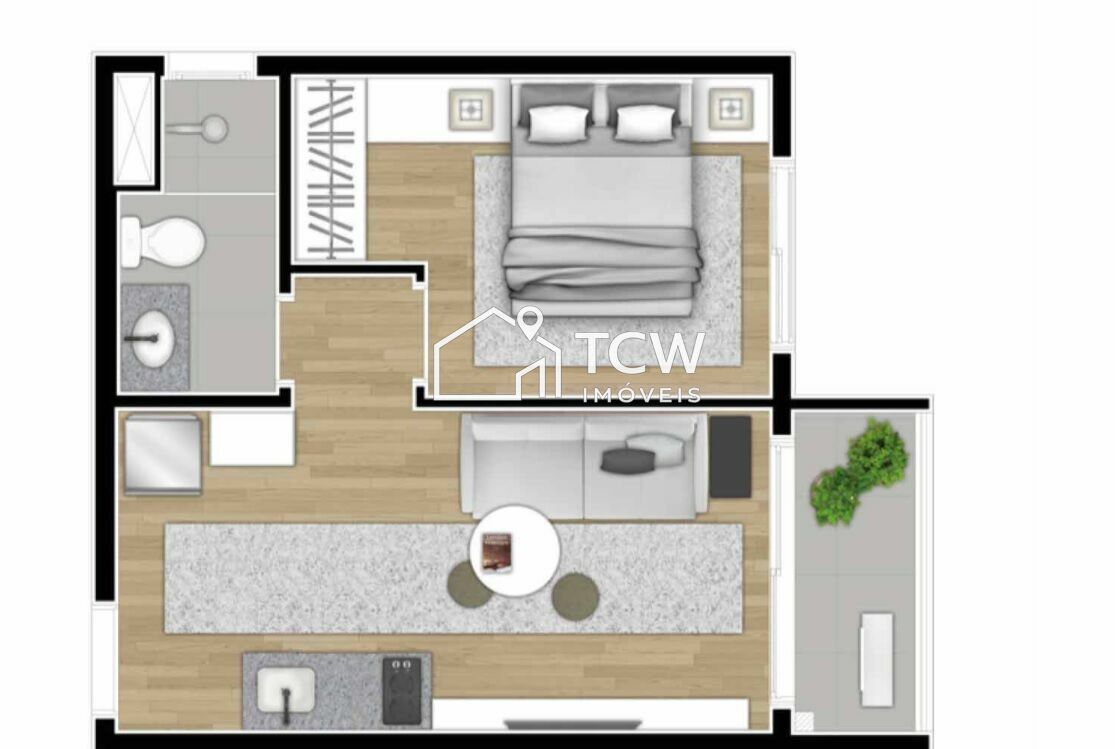 Apartamento, 1 quarto, 31 m² - Foto 41