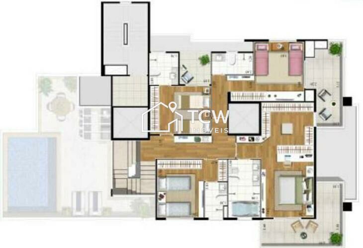 Cobertura, 4 quartos, 366 m² - Foto 24