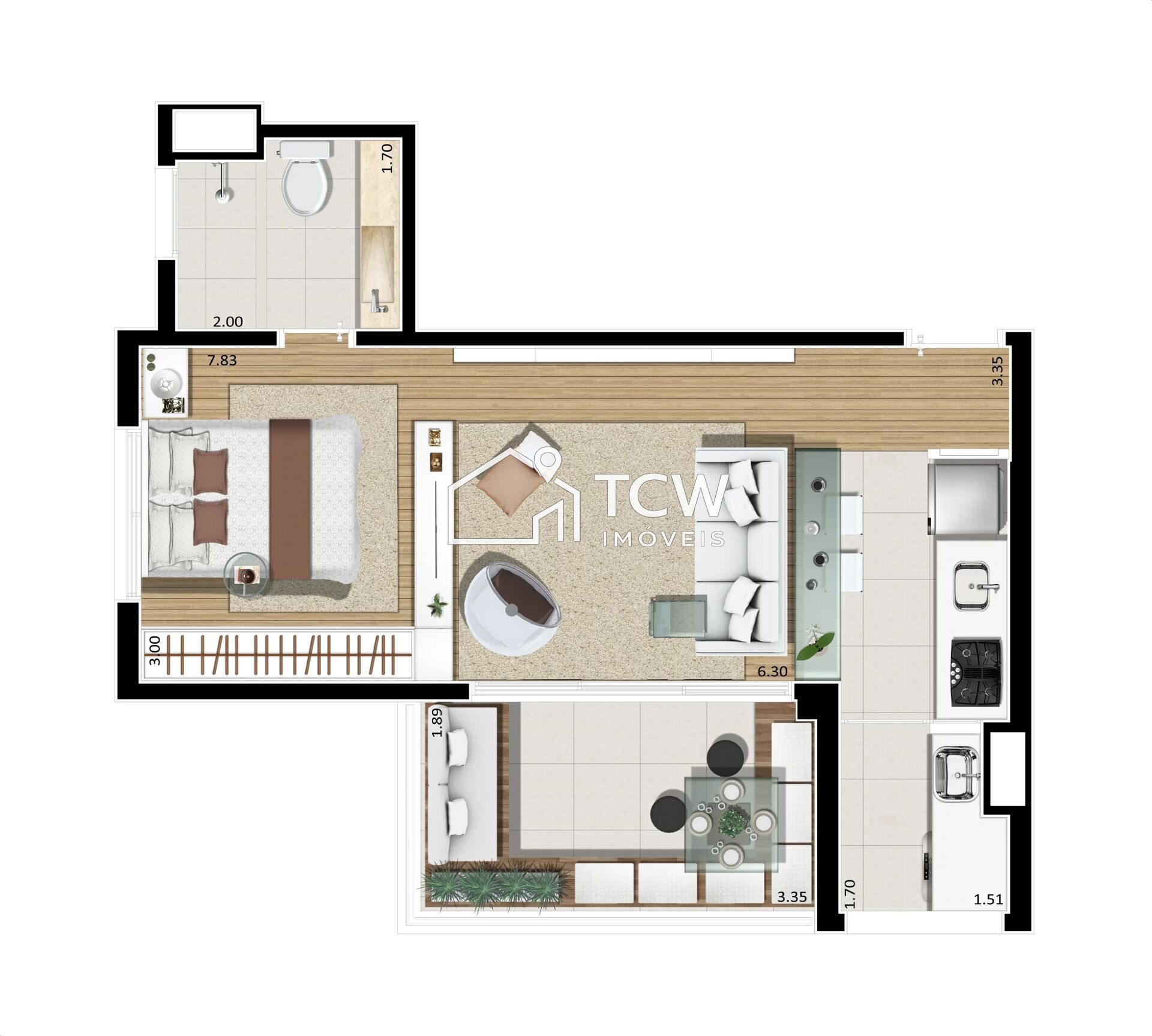 Apartamento, 1 quarto - Foto 11