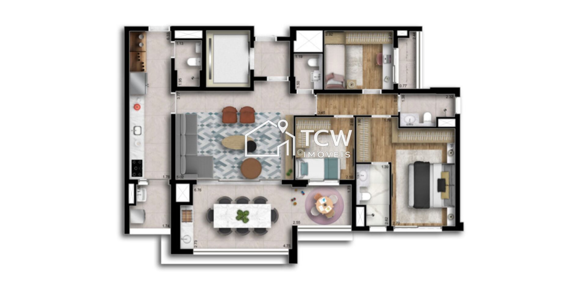 Apartamento, 3 quartos, 111 m² - Foto 17