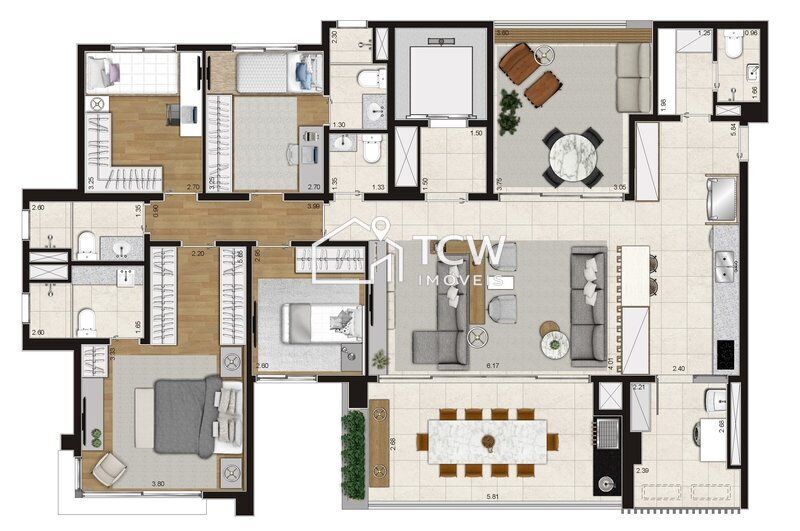 Apartamento, 4 quartos, 165 m² - Foto 34