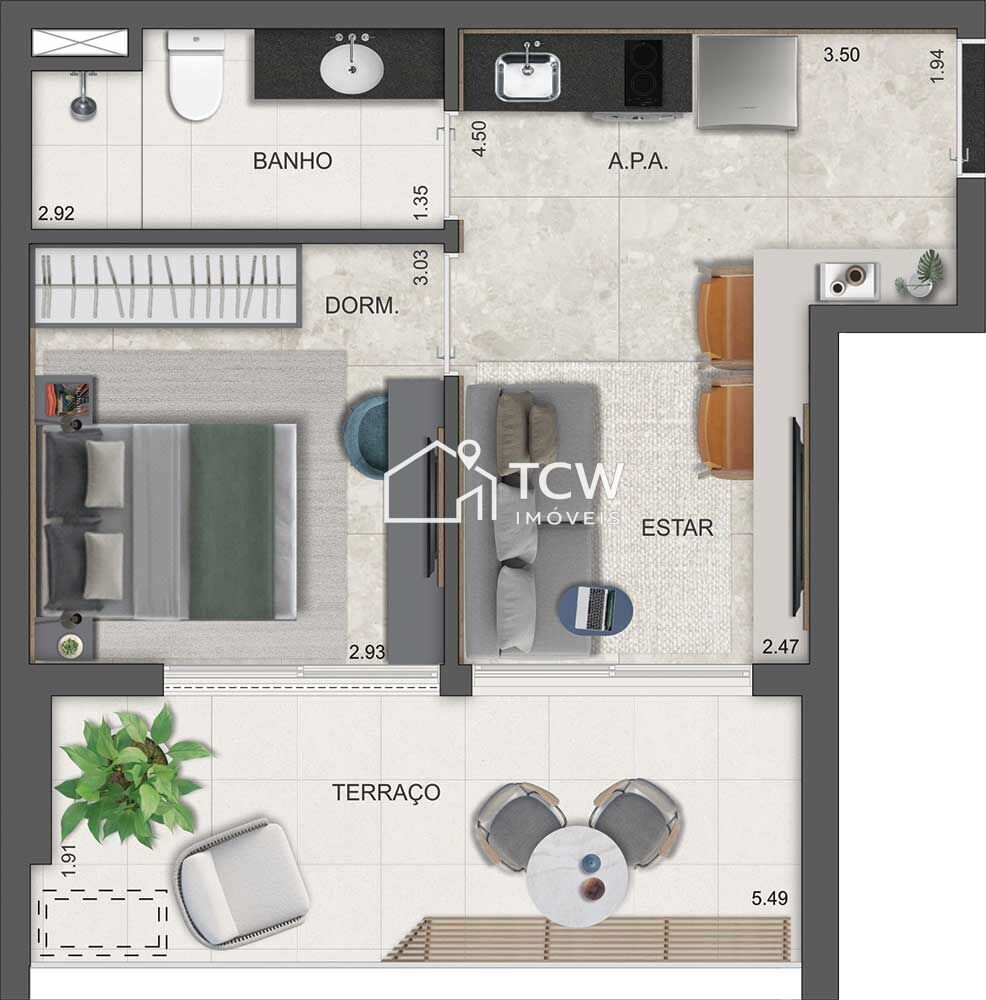 Apartamento, 1 quarto, 31 m² - Foto 16