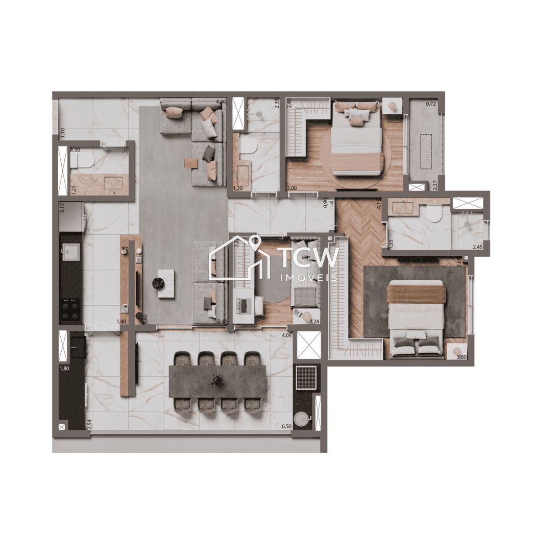 Apartamento, 2 quartos, 84 m² - Foto 16