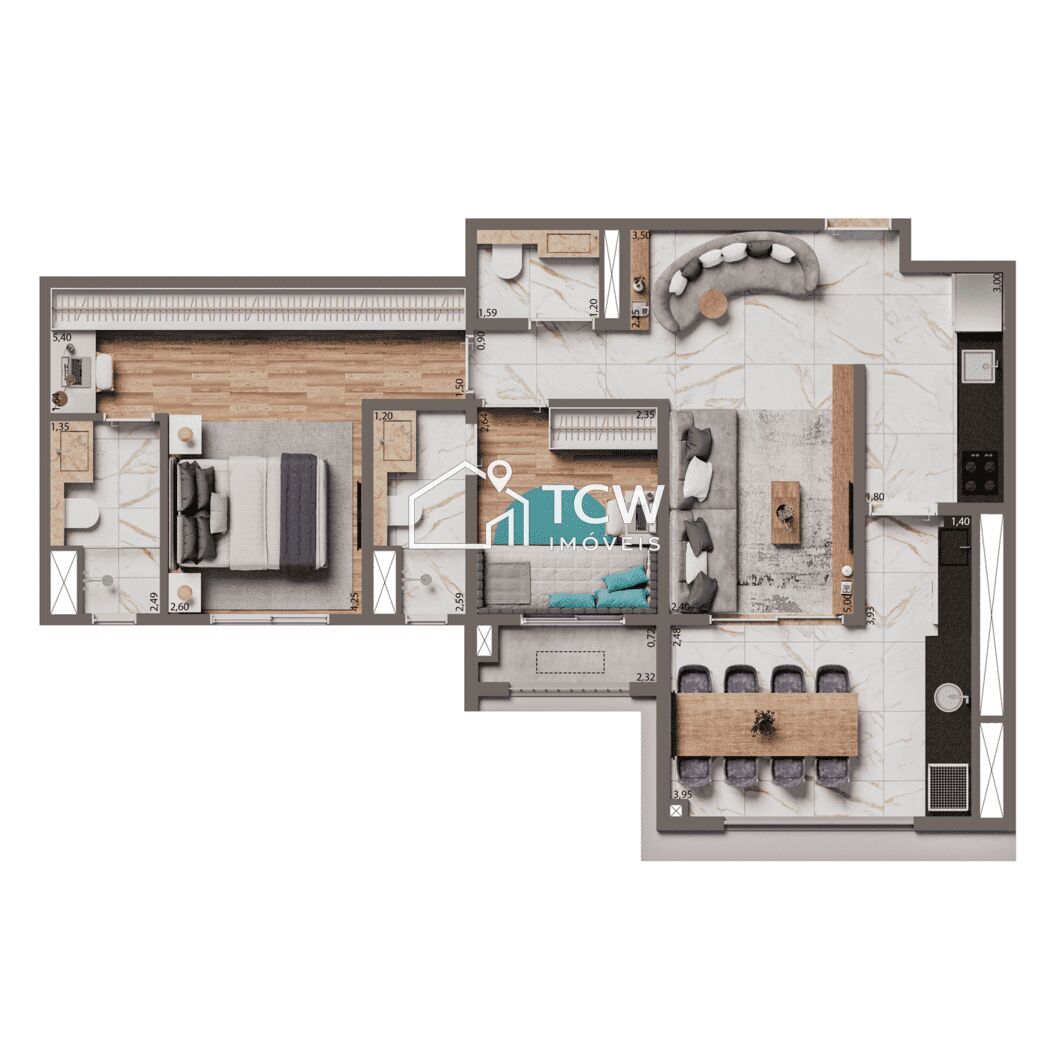 Apartamento, 2 quartos, 84 m² - Foto 15