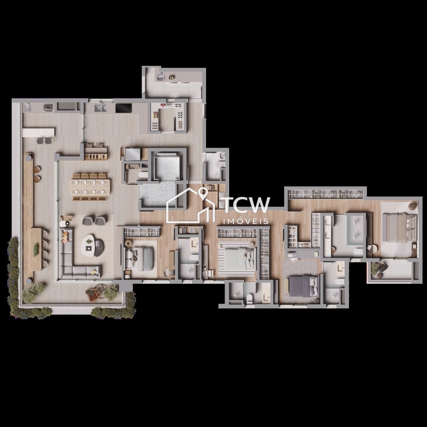 Apartamento, 4 quartos, 219 m² - Foto 16