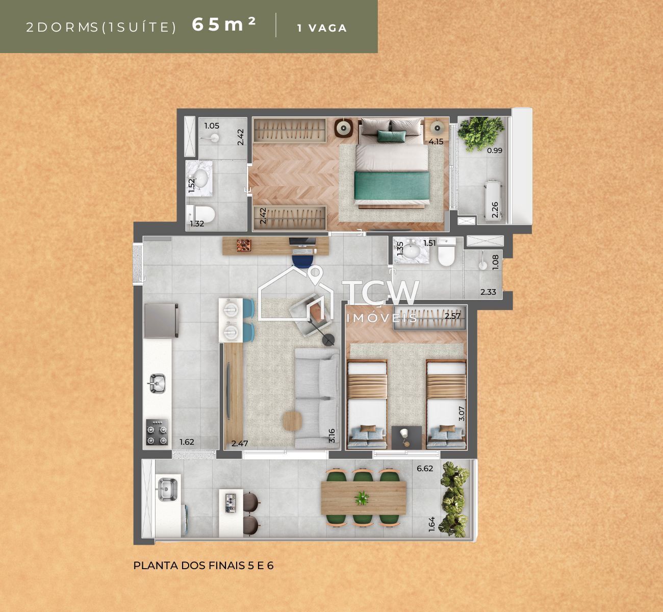 Apartamento, 1 quarto, 34 m² - Foto 17