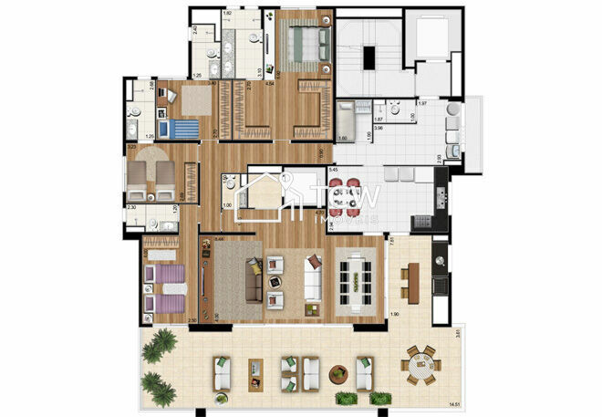 Apartamento, 4 quartos, 250 m² - Foto 22