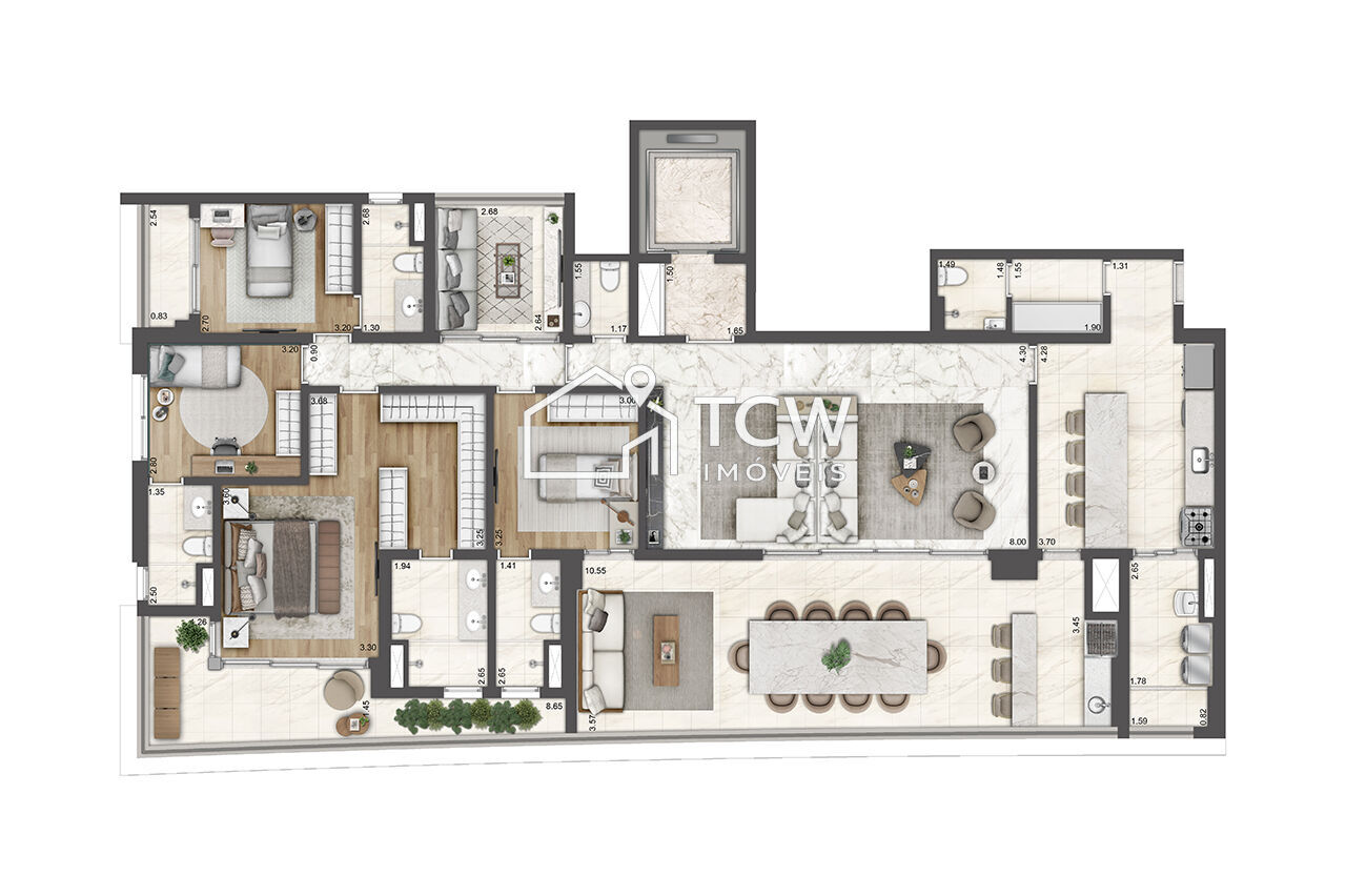 Apartamento, 4 quartos, 234 m² - Foto 22