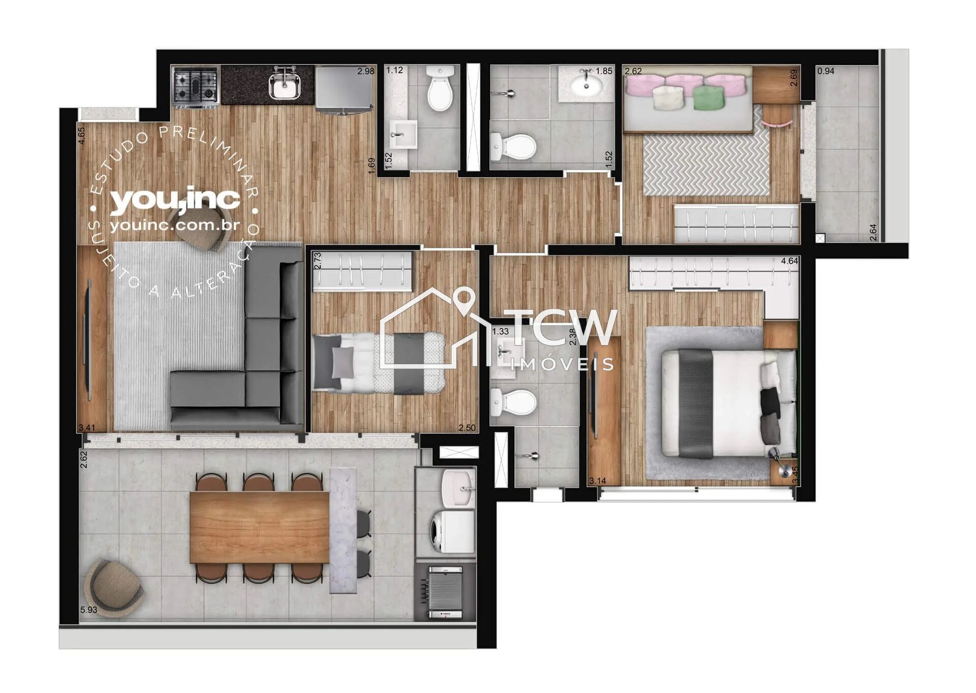 Apartamento, 3 quartos, 87 m² - Foto 24