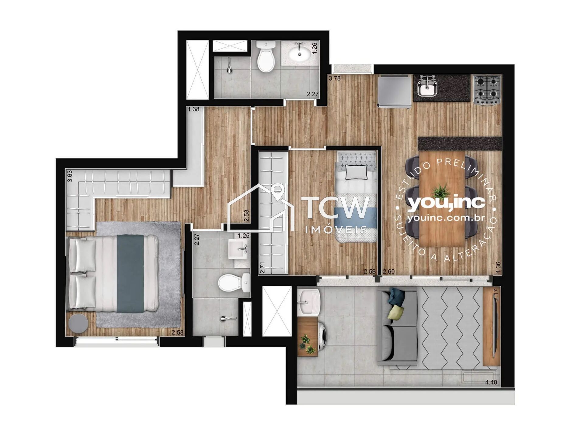 Apartamento, 3 quartos, 87 m² - Foto 23